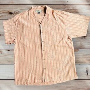 Tommy Bahama Peach Casual Button Down Shirt